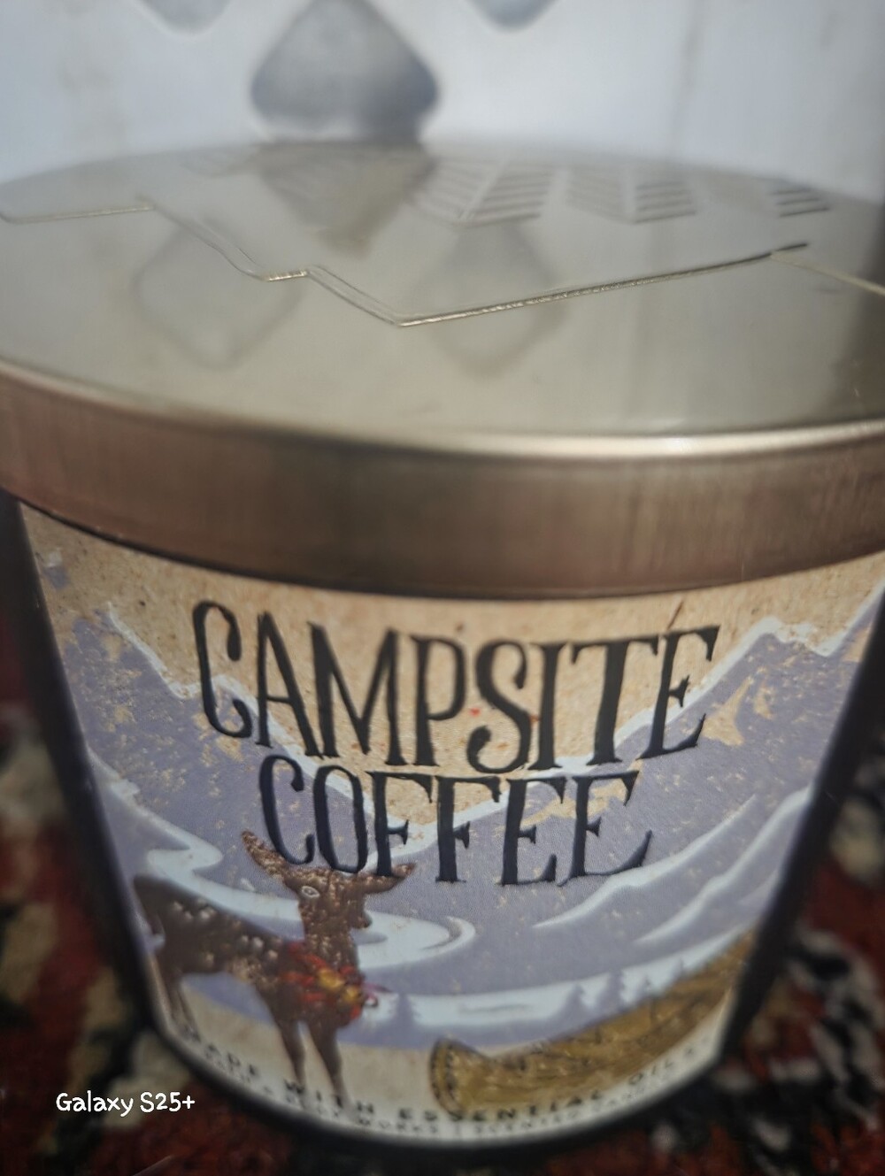 RARE Bath & Body Works Campsite Coffee 3 Wick New